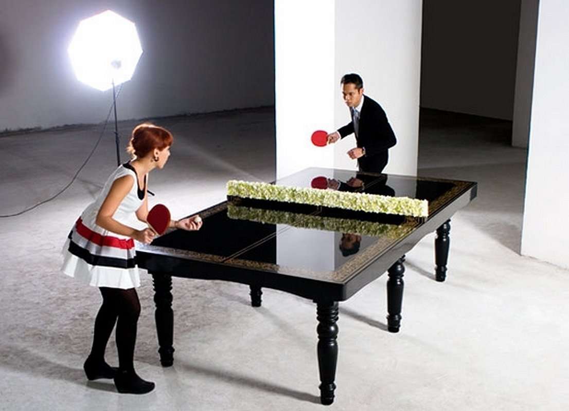 Необычные столы для пинг понга. Необычный стол для тенниса настольного. Теннис на обеденном столе. Пинг понг клуб.
